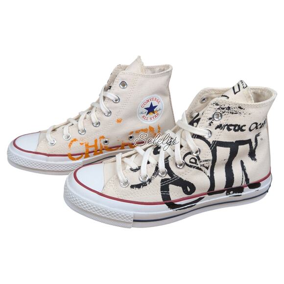Converse 2015 Andy Warhol Chuck 70 High Meat Sin Limited Edition Sneaker 7 RARE - Picture 4 of 11